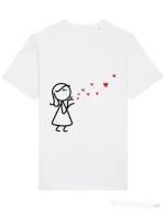 Tricou STANLEY STELLA barbat Catching love 2 Alb