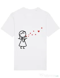 Tricou STANLEY STELLA barbat Catching love 2 Alb