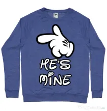 Bluza ADLER barbat He is mine Albastru melanj