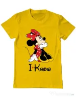 Tricou ADLER barbat I know Galben