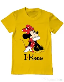 Tricou ADLER barbat I know Galben