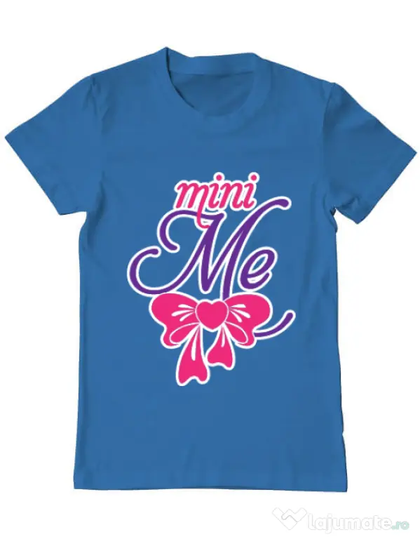 Tricou ADLER barbat Mini me Albastru azuriu