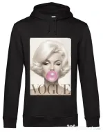 Hoodie barbat cu gluga Bubblegum Negru