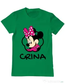 Tricou ADLER barbat Mouse daughter Verde mediu