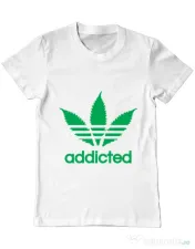 Tricou ADLER barbat Addicted Alb
