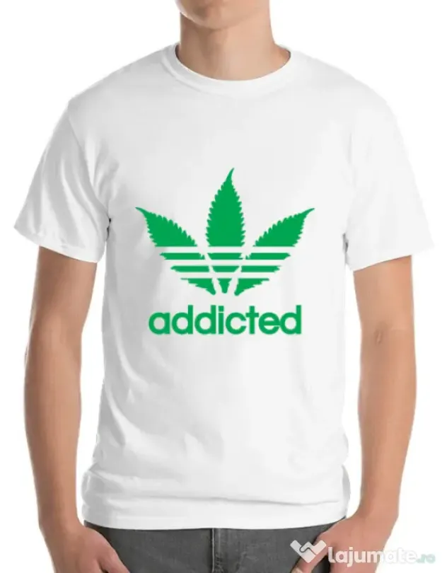 Tricou ADLER barbat Addicted Alb
