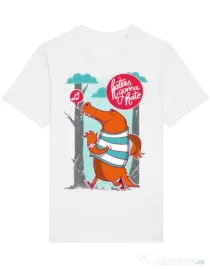 Tricou STANLEY STELLA barbat Haters gonna hate Alb