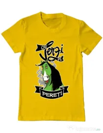 Tricou ADLER barbat Cai verzi Galben
