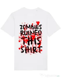 Tricou STANLEY STELLA barbat Zombies Alb