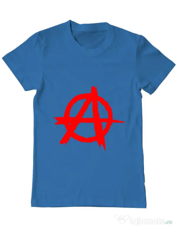Tricou ADLER barbat Anarchy Albastru azuriu