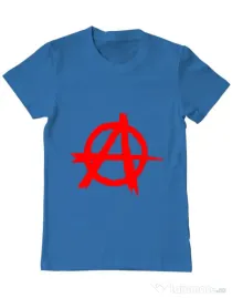 Tricou ADLER barbat Anarchy Albastru azuriu