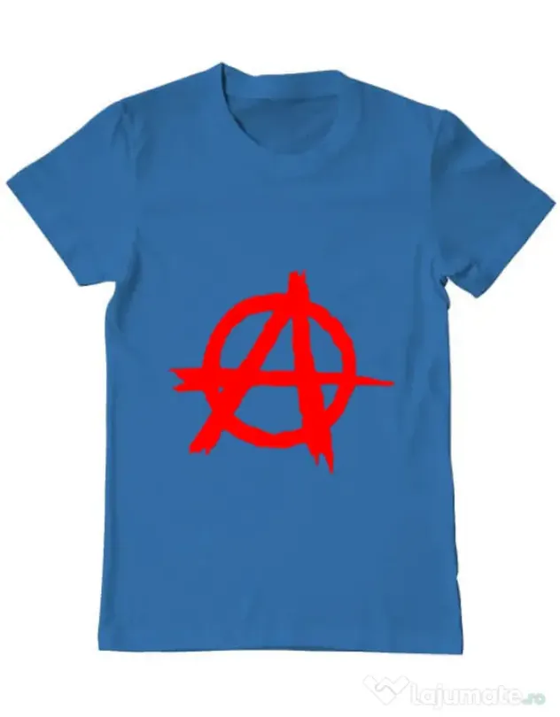 Tricou ADLER barbat Anarchy Albastru azuriu
