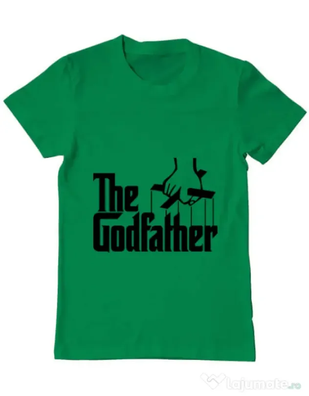Tricou ADLER barbat The godfather Verde mediu