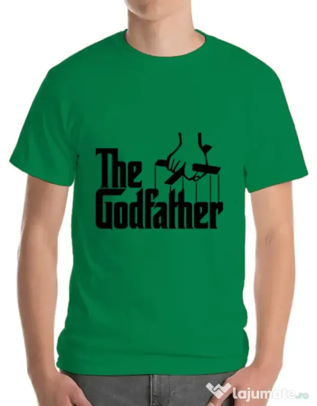Tricou ADLER barbat The godfather Verde mediu