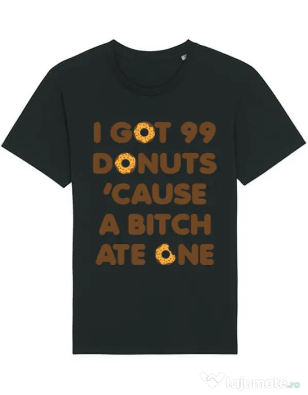 Tricou STANLEY STELLA barbat 99 Donuts Negru