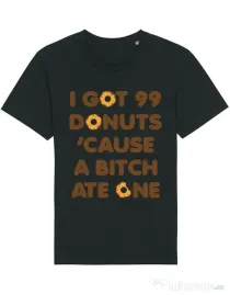 Tricou STANLEY STELLA barbat 99 Donuts Negru