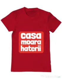 Tricou ADLER barbat Casa moara haterii Rosu