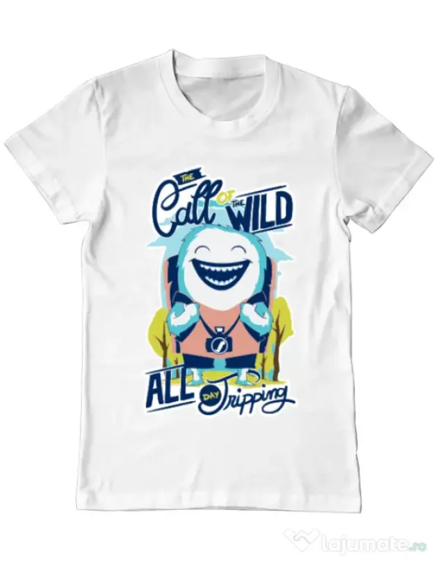 Tricou ADLER barbat Call of the wild Alb
