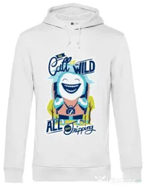 Hoodie barbat cu gluga Call of the wild Alb