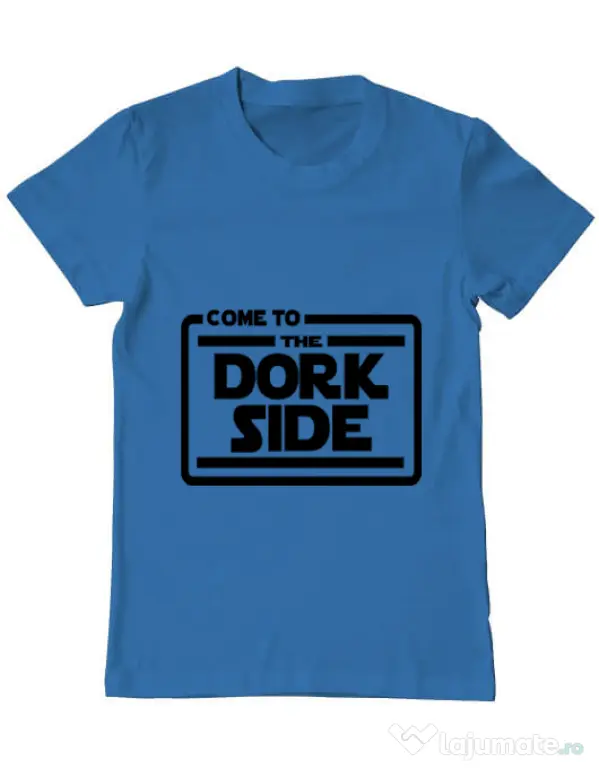 Tricou ADLER barbat Dork side Albastru azuriu
