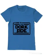 Tricou ADLER barbat Dork side Albastru azuriu