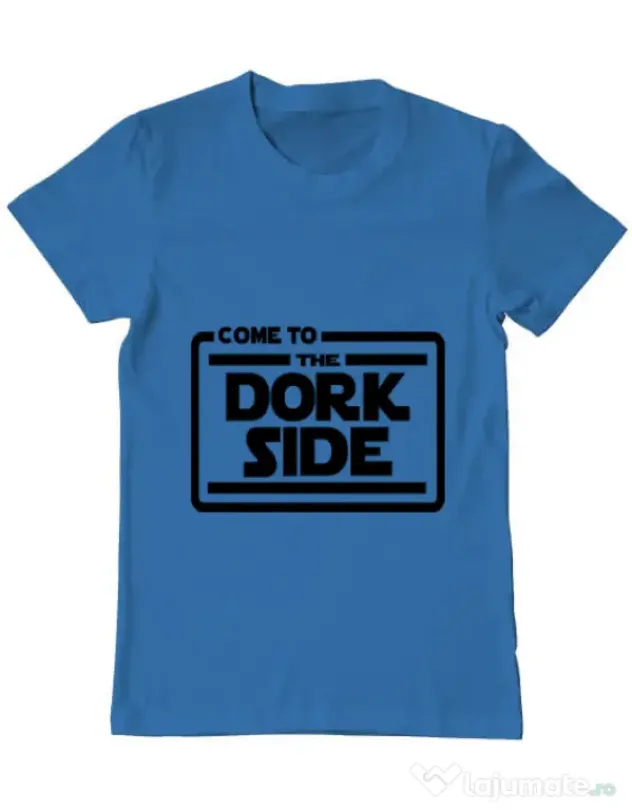 Tricou ADLER barbat Dork side Albastru azuriu