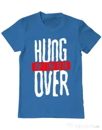 Tricou ADLER barbat Don't talk to me Albastru azuriu