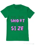 Tricou ADLER barbat I'm not short Verde mediu