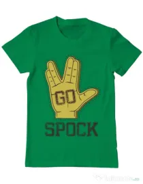 Tricou ADLER barbat Go spock Verde mediu