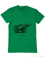 Tricou ADLER barbat GTFO Verde mediu