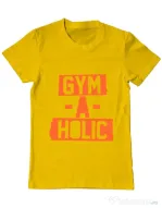 Tricou ADLER barbat Gymaholic Galben