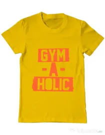 Tricou ADLER barbat Gymaholic Galben