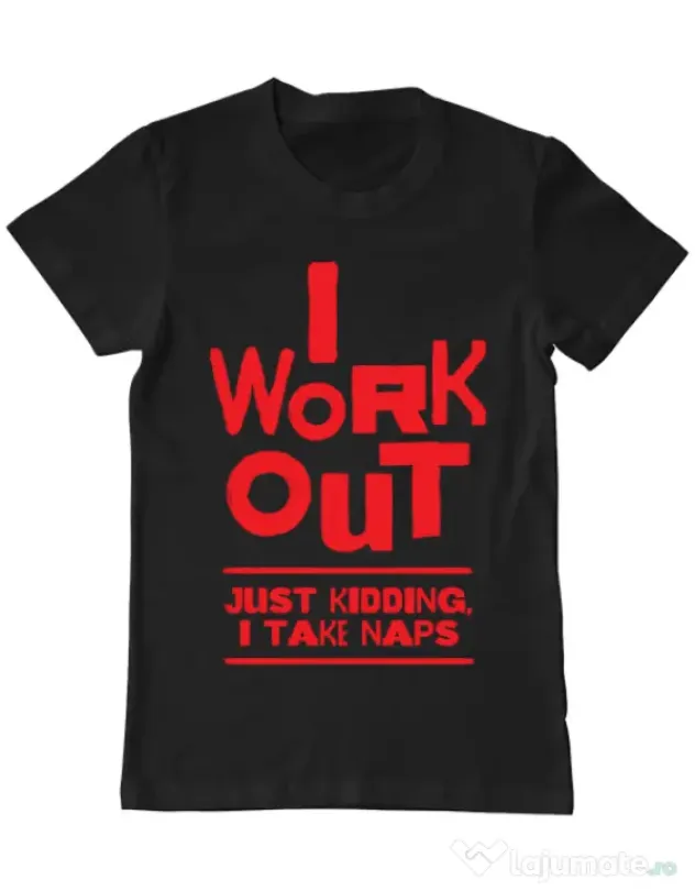 Tricou ADLER barbat I work out Negru