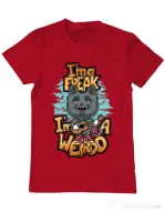 Tricou ADLER barbat I am a freak Rosu