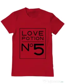 Tricou ADLER barbat Love potion Rosu