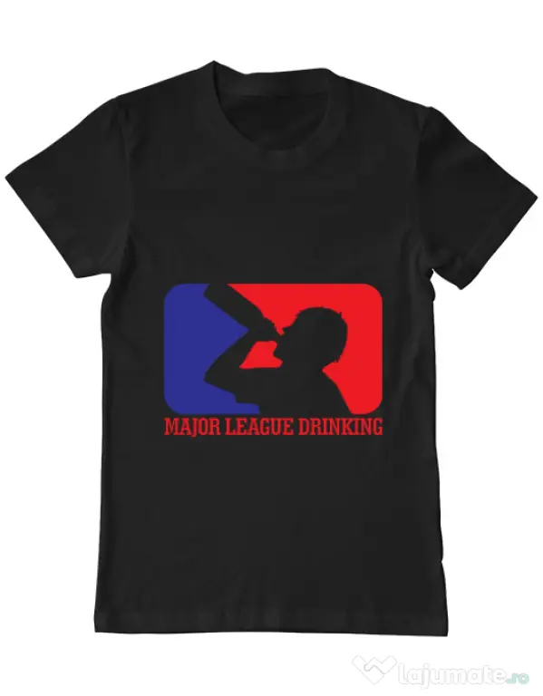 Tricou ADLER barbat Major league Negru