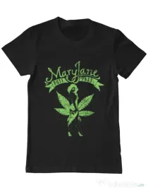 Tricou ADLER barbat Mary Jane Negru