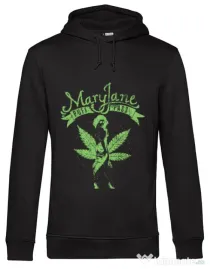 Hoodie barbat cu gluga Mary Jane Negru