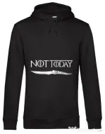 Hoodie barbat cu gluga Not today Negru