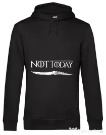 Hoodie barbat cu gluga Not today Negru