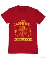 Tricou ADLER barbat House Lannister Rosu