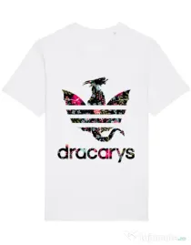 Tricou STANLEY STELLA barbat Flower dracarys Alb