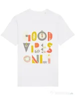 Tricou STANLEY STELLA barbat Good vibes only Alb