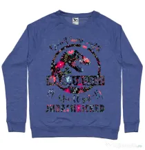 Bluza ADLER barbat Mamasaurus Albastru melanj