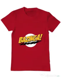 Tricou ADLER barbat Bazinga Rosu