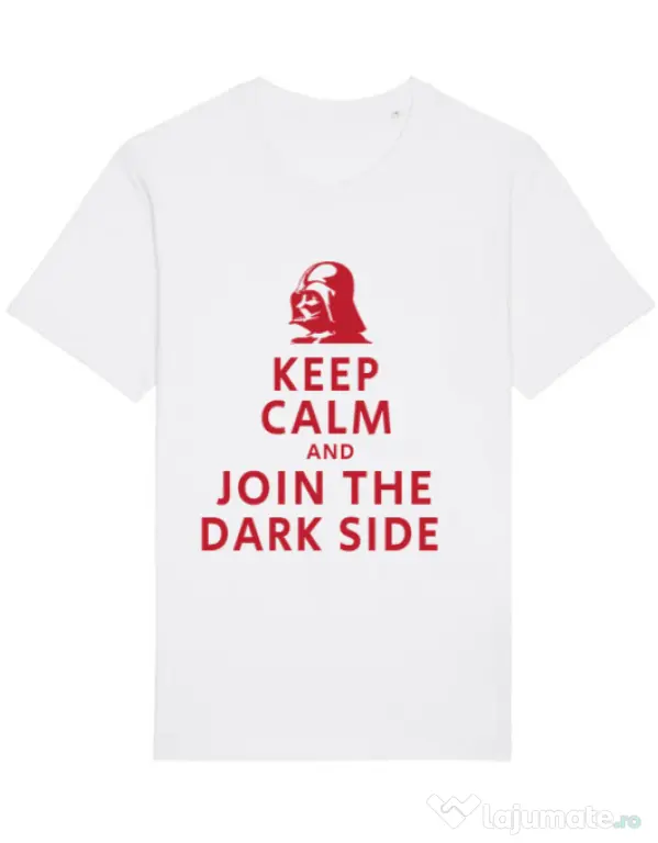 Tricou STANLEY STELLA barbat Join the darkside Alb