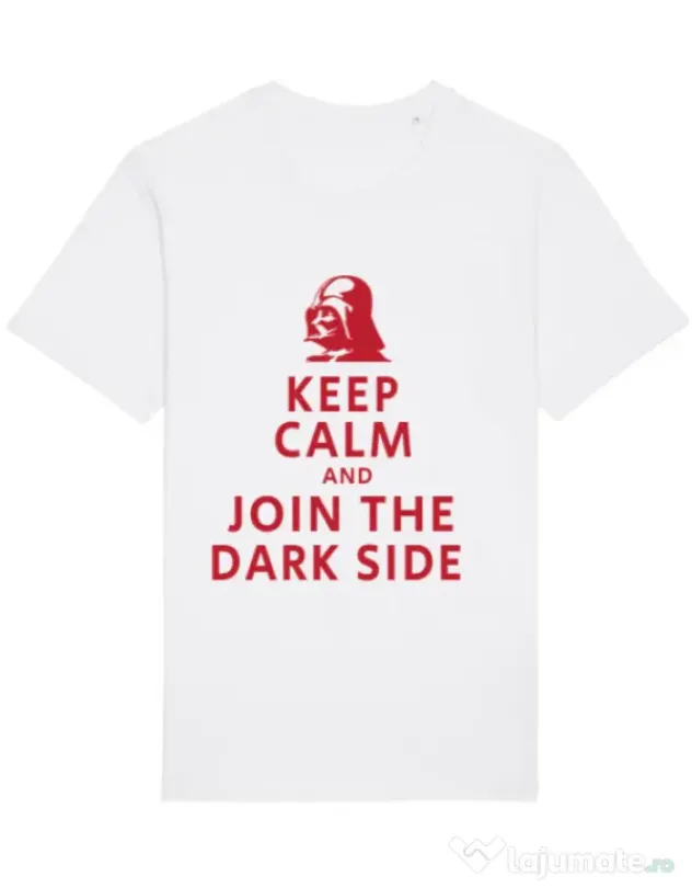 Tricou STANLEY STELLA barbat Join the darkside Alb