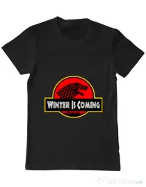 Tricou ADLER barbat Jurassic winter Negru