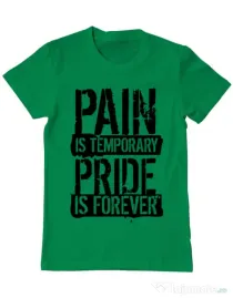 Tricou ADLER barbat Pain and pride Verde mediu