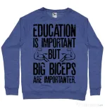 Bluza ADLER barbat Big biceps Albastru melanj